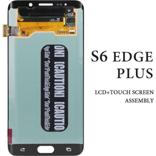 1PCS Good quality AMOLED Display screen for S6 edge plus G928 lcd with touch screen assembly