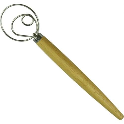 50pcs/lot Original Kitchen 13 Inch Stainless Steel Dough Whisk Large Danish Bread Whisk SN2002