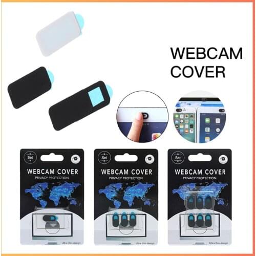 6PC/15PC WebCam Cover Shutter Magnet Slider Plastic for Iphone Laptop Camera Web PC Tablet Smartphone Universal Privacy Sticker