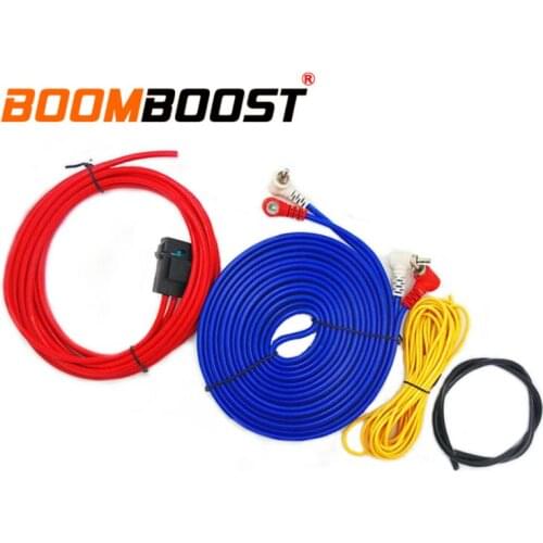 60W Wiring Amplifier 4m length Installation Wires Cables Kit Professional Subwoofer Speaker Car Audio Wire