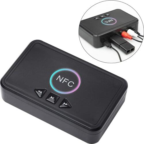 Bluetooth Receiver Adapter (NFC-Enabled）for HD Music Stereo Sound System, high-definition sound quality