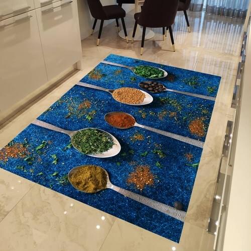 Andorra Kitchen Rug Washable Non-Slip Bottom Halı-Ahm565