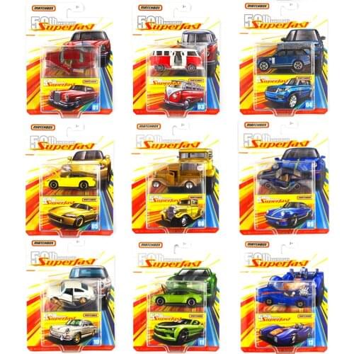 Matchbox Car SUPERFAST PORSCHE 911 VOLVO HONDA S-2000 50th Anniversary Collectors Edition Metal Diecast Model Car Toys
