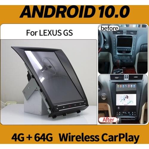 12.1" Android 10 Auto Radio Automotivo Head Unit For Lexus GS GS300 GS350 GS400 GS430 GS460 Car Multimedia Player GPS Navigation