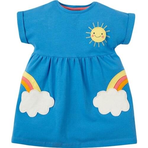 Bambino New Year 2021 Summer Dress 2-9 Years Baby Girl Dress Childrens Clothing Costumes for Kids Girls Fancy Dress of Child