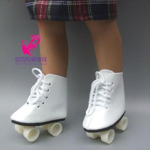 18 inch 45CM Doll snow boots, fashion skating shoes 18 inch doll shoes accessory baby girl gifts