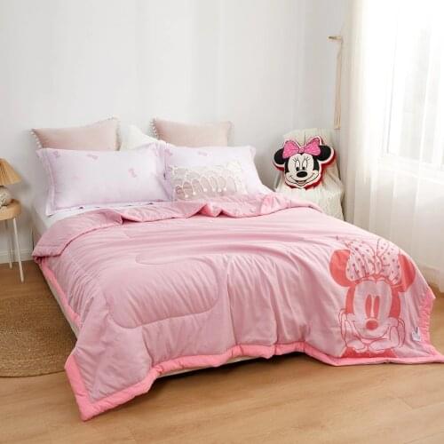 Disney Cartoon Mickey Minnie mouse Summer Quilt Frozen Princess Dumbo Thin Bedding For Baby Boys Girls Children 200x230cm Blanke