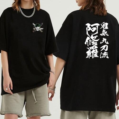 Fashion ONE PIECE Print Anime Tshirt Men Funny Cartoon T-shirt Hip Hop Streetwear Unisex Harajuku Top Tees Manga