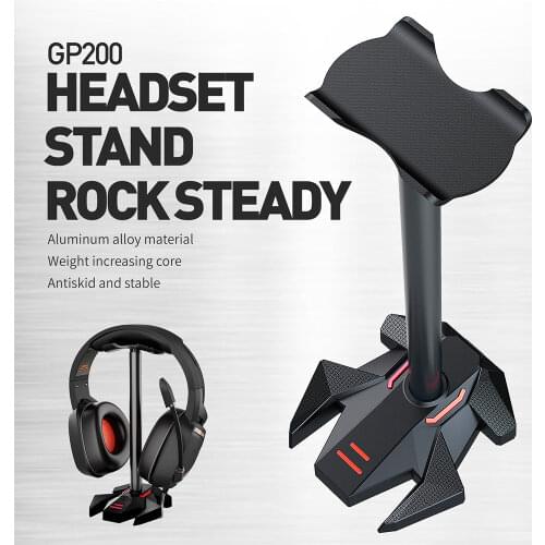 GP200 Earphones Holder Hanger Rack Headphone Display Stand Bracket Head Universal Simple Head-mounted Earphone Rack Hook