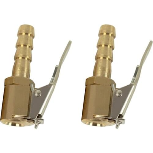 6mm 8mm Car Truck Brass Air Pump Chuck Nozzle Inflator Valve Connector for Compressor Auto Parts Tyre Tire Accessories