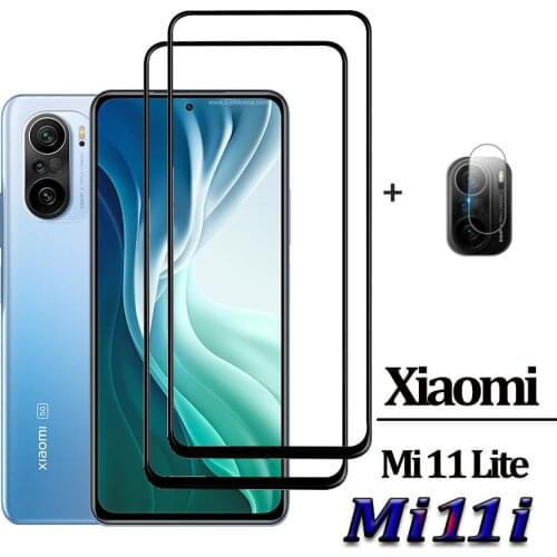 Protective Glass For Mi 11 i 11i Tempered Glass Mi 11 Lite Soft Lens Protection Mi11 Lite Cristal Templado For Xiaomi 11 Lite