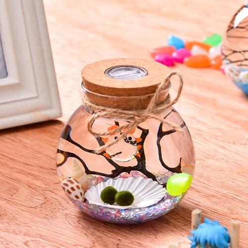 Micro Landscape Ecological Bottle Terrarium With Cork Cork Micro Landscape Ecological Bottle Night Lights