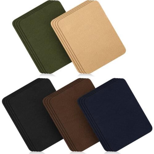 Twill Fabric Embroidery Patches for T-shirt Iron on Stripes Shirt Elbow Appliques Pants Knee Clothes Stickers Clothing Badges @D