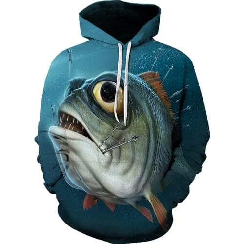 New Fishing Hoodie men 3D print Funny Sweatshirts outdoor casual Sweatshirt Carp Hoodies Hip Hop Mens Clothe oversized hoodie