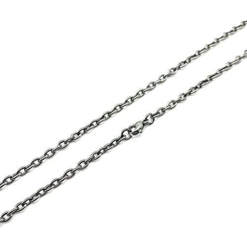65cm Titanium Chain Lightweight Outdoor Accessories DIY Titanium Alloy Necklace
