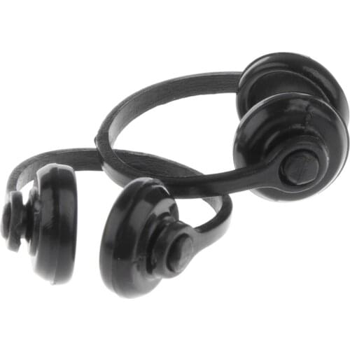 2 Pcs Plastic Wireless Earphone Headphone for 1/12 Dollhouse Miniatures