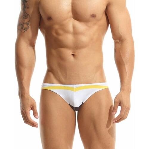 Sexy Low Waist Swimming Trunks Men Fashion Swimwear Briefs Surffing Boxer Beach Shorts Bathing Suit Underwear Summer Swimsuits