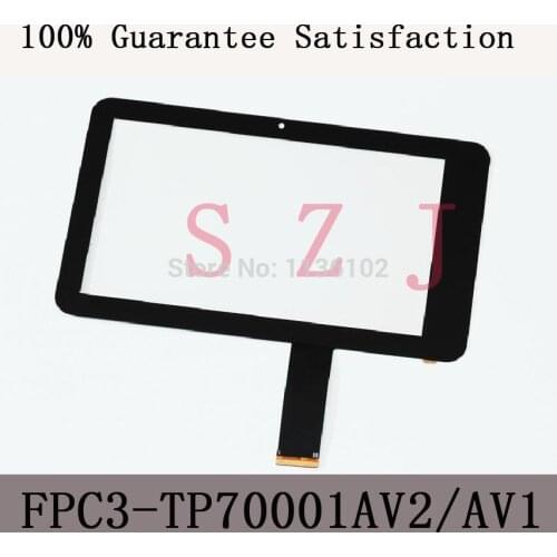 Ref: FPC3-TP70001AV2/MH7001T-00FPC)7" inch LCD touch panel LCD touch digitizer glass for Freelander PD10 PD20 tablet PC