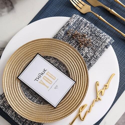 Blue Tone Model Room Glass Dining Table Decoration Set Western Style Tableware Set Modern Luxury Dinner Plate Knife Fork Spoon