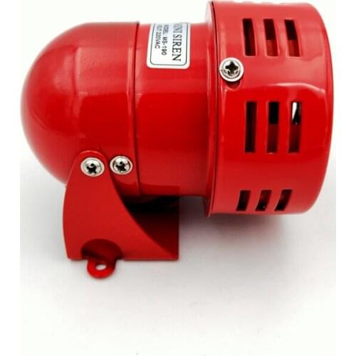 Mini Type Motor Siren MS-190 Automotive Air Raid Siren Horn Car Truck Motor Driven Alarm Small Motor Buzzer