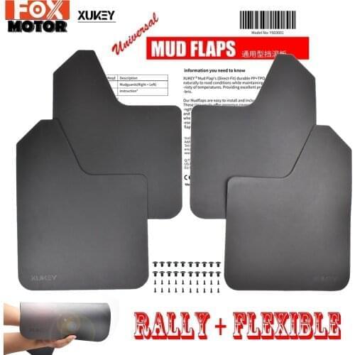 For Subaru XV Ford Ranger Rav4 Dmax 7 Racing Sport Universal Mud Flaps Splash Guards Mudguards Mudflaps Car Auto Van SUV Pickup