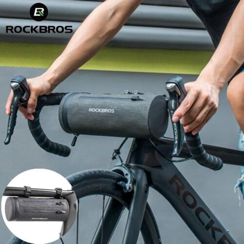 ROCKBROS Bicycle Bag MTB Waterproof Bike Front Bag Handlebar Pannier Multi-purpose Large Capacity Backpack Cycling Tube Bag