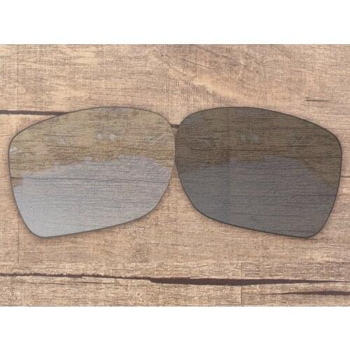 Vonxyz Grey Photochromic Polarized Replacement Lenses for-Oakley Deviation Frame