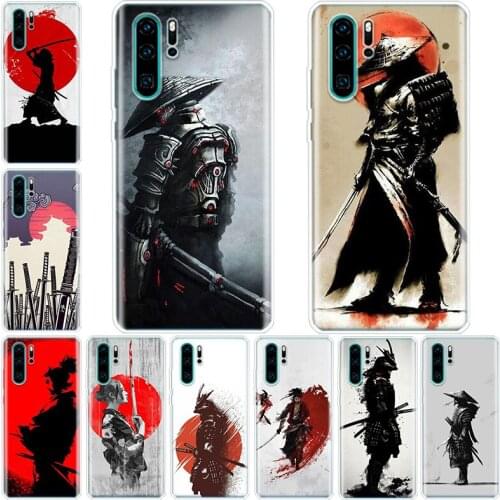 Japan The samurai Ninja red Phone Case For Huawei Honor 20 10 9 9X 8A 8S 8X 7X 7A Lite Pro 10I20I Y5 Y6 Y7 Y8 Y9 V20 V30 Y9S Coq