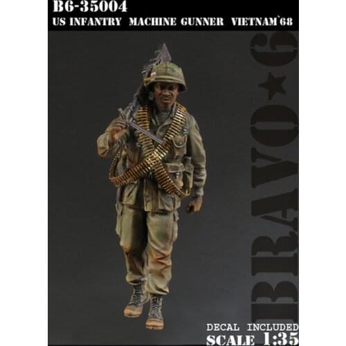 1/35 scale Vietnam War United States walking miniatures Resin Model Kit figure Free Shipping