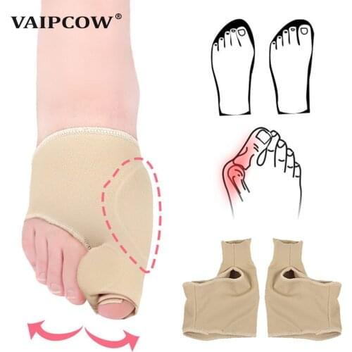 1Pair Big Bone Orthopedic Bunion Orthosis Pedicure Socks Silicone Hallux Valgus Corrector Braces Toes Separator Feet Care