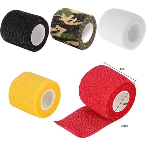 450cm 1Pc Disposable Non-slip Elastic Bandage Tattoo Machine Self Adhesive Handle Bandage Tattoo Pen Packaging Tape Tattoo Tools