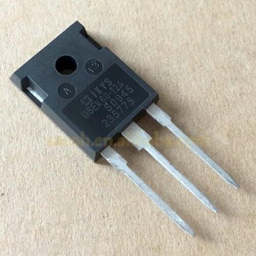 10Pcs DSEK60-12A or DSEC60-12A TO-247 60A 1200V Common Cathode Fast Recovery Di