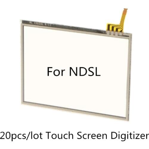 20pcs/lot Touch Screen Digitizer Replacement Part for Nintendo DS Lite for NDSL Game Console Glass Display Touch Panel