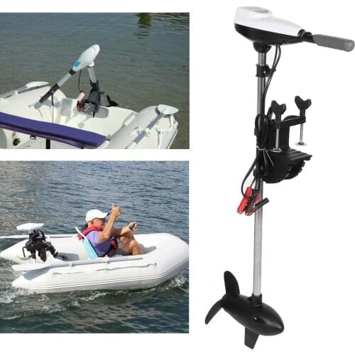 24V 240lbs Brushless Outboard Motor Propeller 3HP 1500W High Power Stretchable Handle for Marine Boat