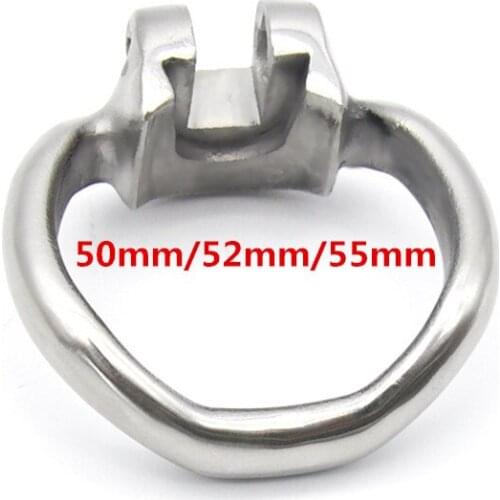 3 Size Choose Stainless Steel Male Chastity Device Accessories Cock Cages Additional Spares Base Arc Ring Penis Rings Sex Toys