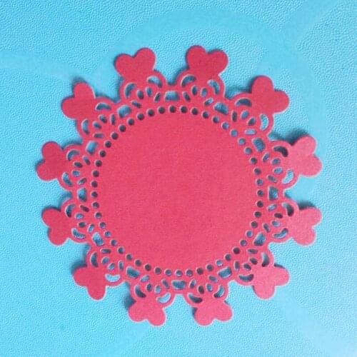 ALBUT DIE Flower Circle Metal Cutting Dies For Scrapbooking Stencils DIY Album Cards Decoration Embossing Folder Die CUTSCutter