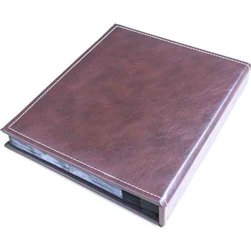 Large Leather Photo Albums Totaling 40 Sheet Scrapbook Wedding Guest Book DIY Memories Book Insert Album Christmas Gift