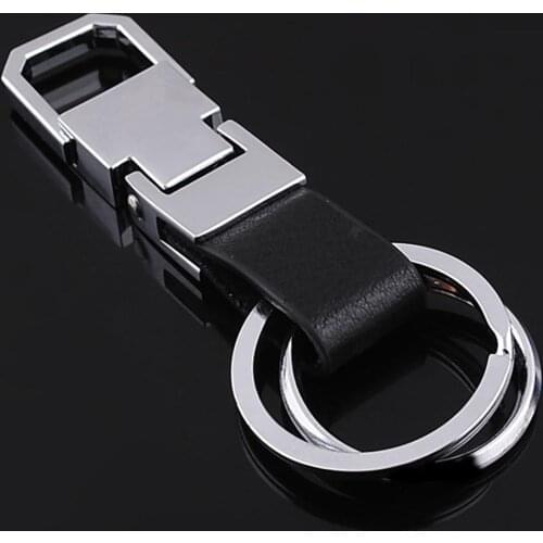 Chaveiro!Creative gifts,fashion leather trinket keychain,men casual metal Waist hanging key ring holder souvenir llaveros