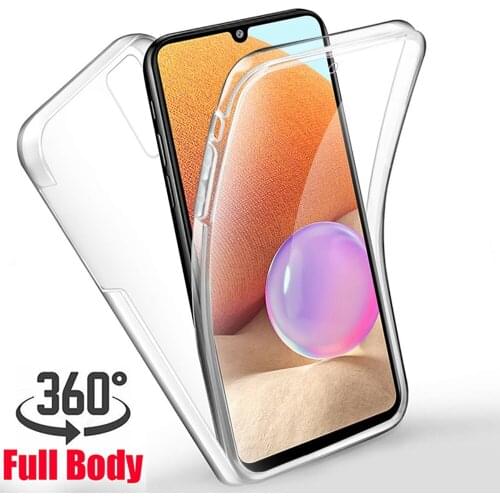 360 Front+Back Phone Case For Samsung A32 Soft Cover On The For Samsung Galaxy A32 M31s M31 M30s A30 A31 A 32 M 31 S Coque funda