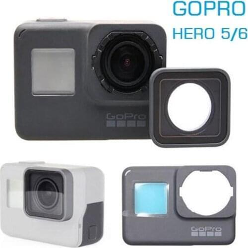 For GoPro Hero 4 5 7 8 Original Accessories GoPro Camera Frame/Front Door/Faceplate/Panel/UV Filter Glass Lens/Battery Cover Bag