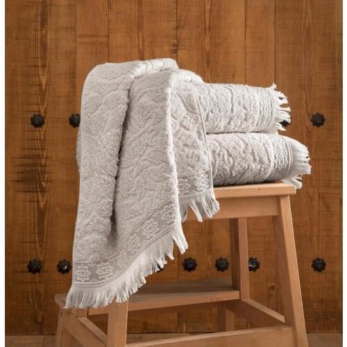 Natural Curling Jacquard Star Pattern pcs set Bath Towel Set