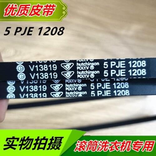 New V13819 5PJE1208 drum washing machine belt 5PJ1208 V13819 belt