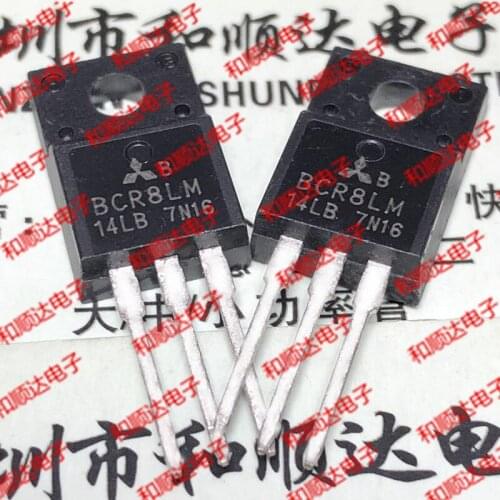 Original New / 5pcs / BCR8LM-14LB TO-220F 800V 8A