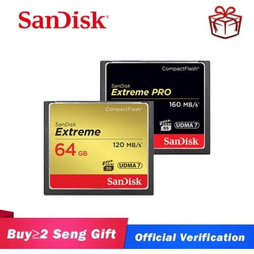 SanDisk extreme PRO compact flash card 16GB 32GB 64GB 128GB CF card High Speed Memory Card for DSLR and 1080P Full HD Camcorder