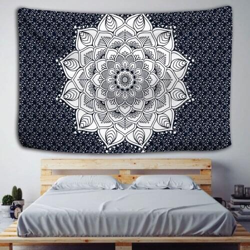 Tarot Mandalay Card Tapestry Wall Hanging Astrology Divination Bedspread Beach Hand Wash Woven 100% Polyester Mandala from India