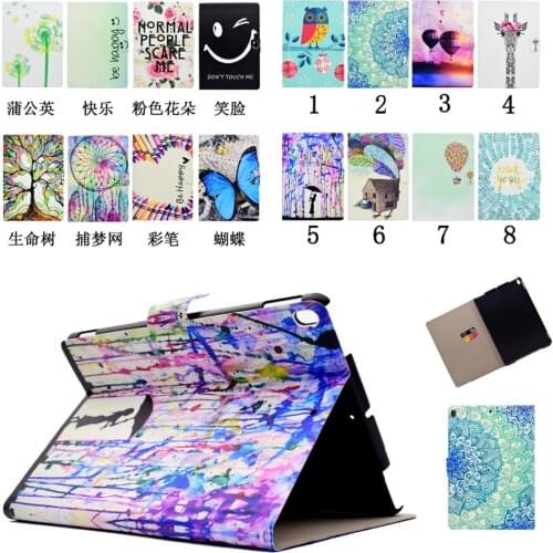 Ultra Slim Print Stand PU Leather Skin Case Card Holder Protective Business Book Cover For Apple iPad Pro 10.5 10.5" Tablet
