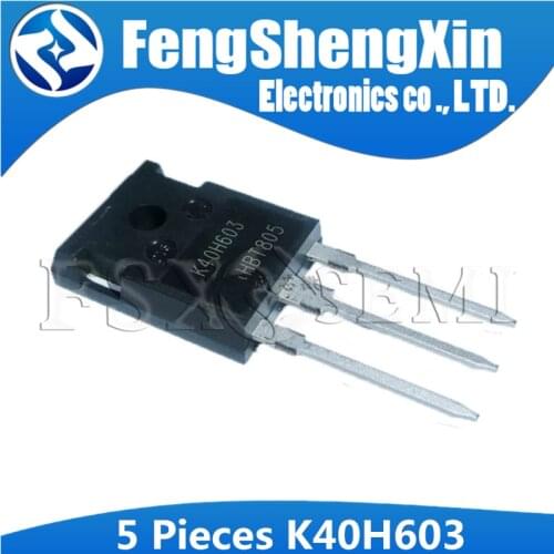5PCS IKW40N60H3 TO-3P K40H603 TO-247 IKW40N60 40N60H3 TO247 High speed switching