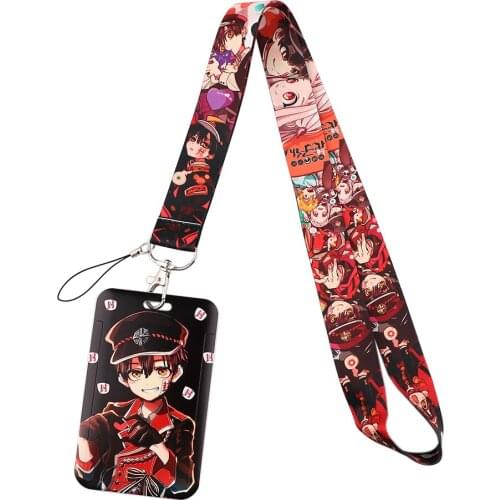 YA297 Animal Hanako-Kun Lanyard For Keys Mobile Phone Hang Rope Keycord USB ID Card Badge Holder Keychain DIY Lanyards Gift