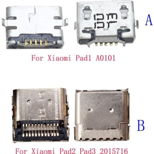 1Pcs Micro Usb Charger Charging Port Plug Dock Connector For Xiaomi Mi pad 1 2 3 PAD2 Pad1 Pad3 MiPad tablet A0101 2015716 Jack