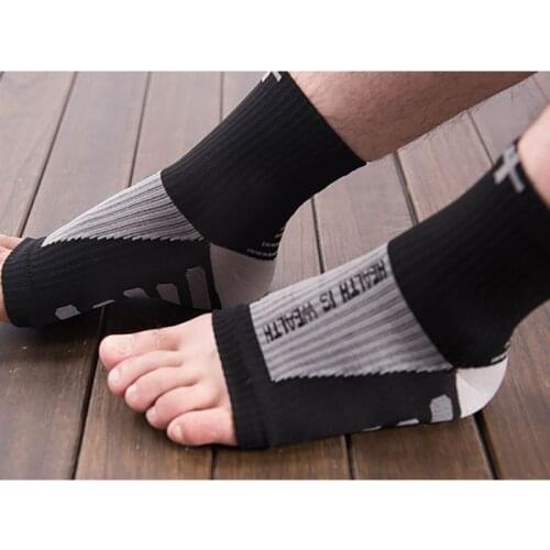 1 Pair Men Women Anti Fatigue Angel Circulation cycling socks Ankle 2017 Swelling Relief Compression Foot Sleeve Socks